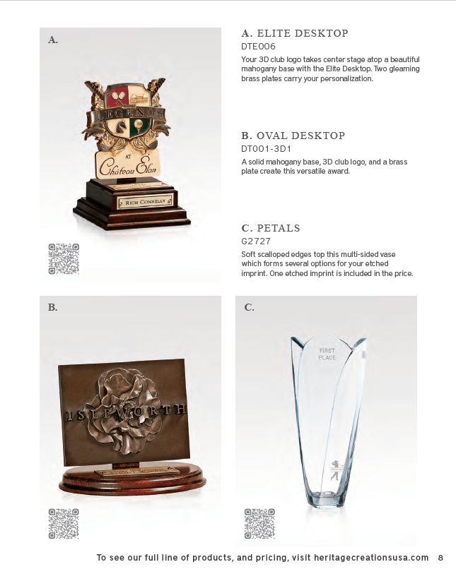 Heritage Catalog Kelly Ellis Golf Brands